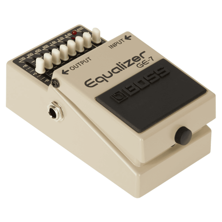Pédale Equalizer BOSS GE-7 - EQ 7 Bandes Guitar/Basse - Réglage Fréquences 100Hz-6.4kHz