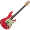 Guitare EKO Strat Aire Relic Fiesta Red