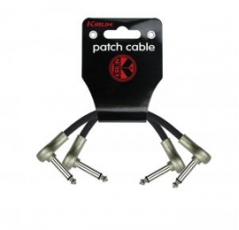Pack 2 câbles PATCH KIRLIN 0,15m Noir