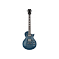 Guitare LTD EC256 Bleu flammé transparent