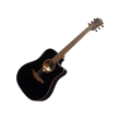 Guitare LAG T118DCE électro, noir.