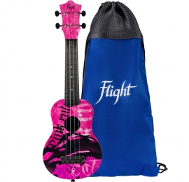 Ukulélé FLIGHT Ultra Travel Soprano Pink Rules