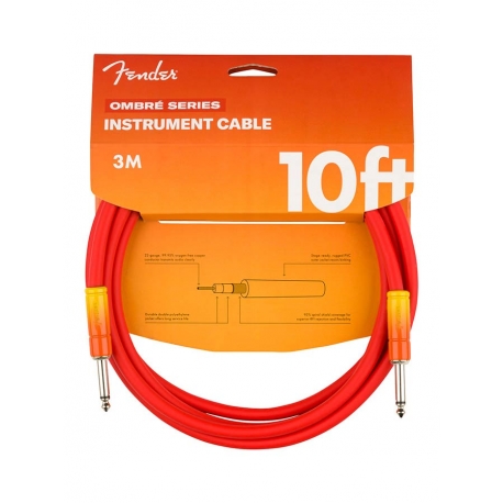 Câble FENDER Jack / jack 3m orange