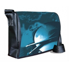 Sac, motif cymbale et baguettes