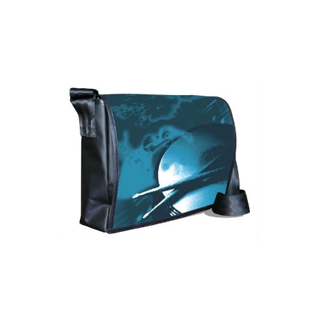 Sac, motif cymbale et baguettes