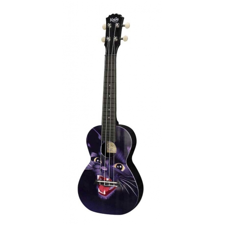 Ukulélé Concert KORALA Black Panther en polycarbonate