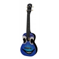 Ukulélé Concert KORALA Blue Face en polycarbonate