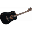 Guitare LAG T100D-BLK Folk noir