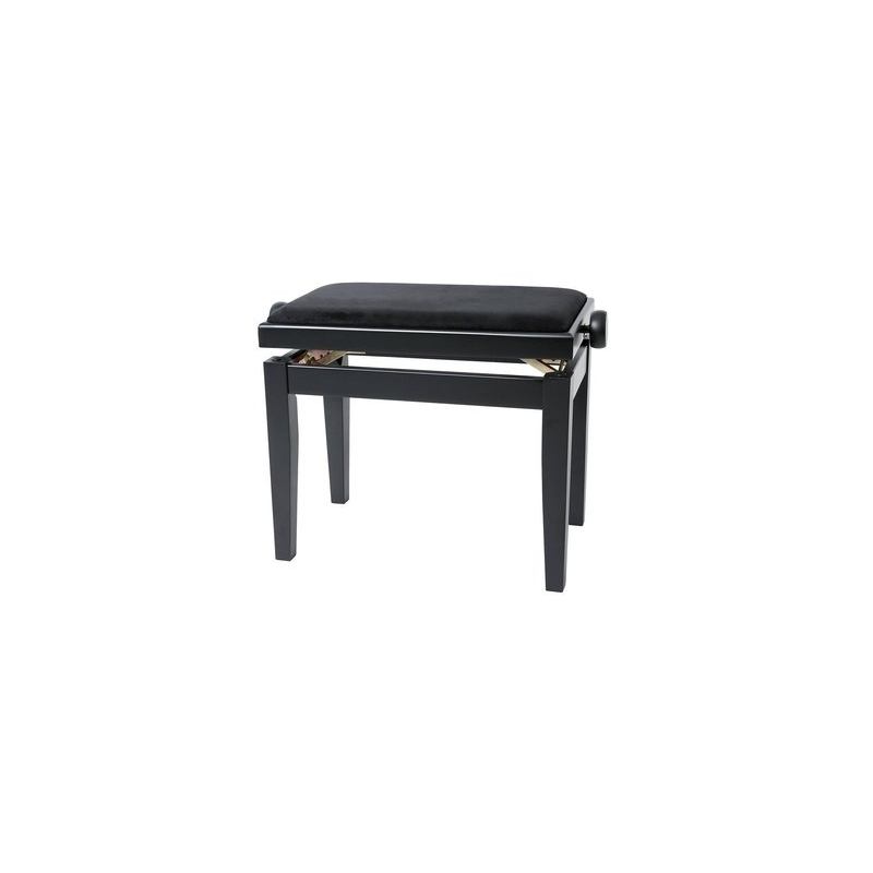 RTX KBX - Banquette piano, Hauteur réglable de 55 à 68 cm, noir - Rockamusic