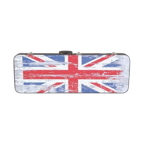 Etui KACES Grafix British Flag pour guitare électrique